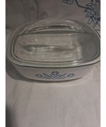 Corning Ware 1 Quart Casserole Blue Cornflower P-1-8 With Lid Rare. - $27.15 CAD