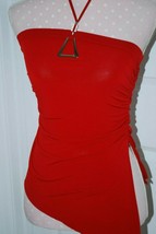Basic Fashion Exit Womens Sleeveless Halter Top Blouse Sz M - $22.99