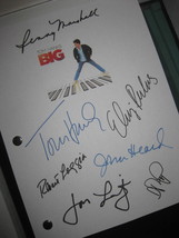 Big 1988 Signed film movie Screenplay Script X7 Autographs Tom Hanks Elizabeth P - £14.94 GBP