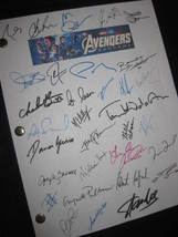 The Avengers Endgame Signed Film Movie Screenplay Script X32 Autographs Chris Ev - £16.11 GBP