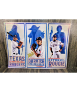 Vintage Texas Rangers Star Wars SGA Poster Takis Rare HTF Mazara Rougie ... - £19.34 GBP