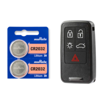 Volvo Keyfob Replacement Battery Murata CR2032 Lithium (2 Pack) + Tracking - $4.12