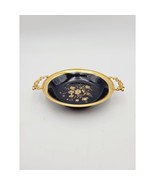 Limoges Castel Cobalt Blue 22K GOLD Dish 7&quot; Made In FRANCE Collectors Rare - $1,455.76 MXN
