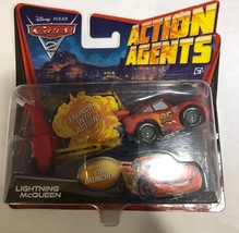 Disney Pixar Cars Action Agents Lightning McQueen - £23.58 GBP