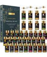 Set, 35x5ml Essential Oil Gift Set, Pure Essential Oils For Diffusers   - $81.48 CAD