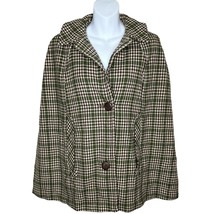 James Pringle Holm Woolen Mills Wool Cape with Faux Pockets One Size - $99.00