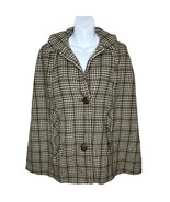 James Pringle Holm Woolen Mills Wool Cape with Faux Pockets One Size - $134.81 CAD