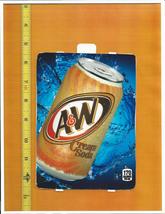 HVV Size A&amp;W Cream Soda 12 oz CAN Soda Vending Machine Flavor Strip - £2.39 GBP