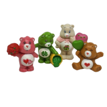 Lot Of 4 Vintage 1983 Care Bears Pvc Toy Figures Good Luck Love A Lot Grams - £22.41 GBP