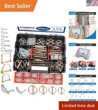 Versatile 202Pcs Heavy Duty Tractor Linch Pin Kit for Safe Equipment Att... - $990.14 MXN