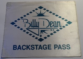 Billy Dean Vintage Backstage Pass Used but sticky Back Intact Starliner ... - £7.03 GBP