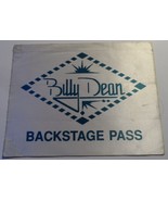 Billy Dean Vintage Backstage Pass Used but sticky Back Intact Starliner ... - $8.95