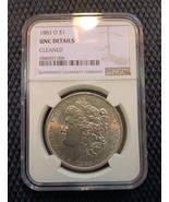 1883-O Morgan Silver Dollar $1 Certified UNC Details Cleaned by NGC -New... - £72.69 GBP