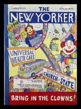 COVER ONLY The New Yorker September 24 2012 Bring in the Clowns by Roz Chast - £7.60 GBP