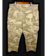 Camo Pants Mens 42x30 Cargo Twill Skater Grunge Military Hunting Wrangle... - $63.44 CAD