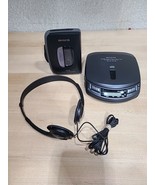 Lot AIWA XP-520 Portable CD &amp; PS131 TAPE/Cassette Player A071 Headphones... - £9.81 GBP