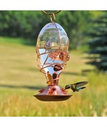 Copper and Glass Hummingbird Feeder - 32 Fl. oz. Nectar Capacity - $2,501.51 MXN