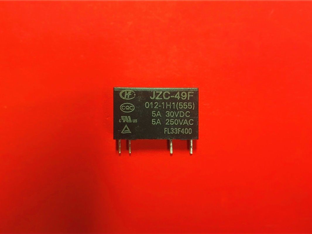 JZC-49F, 012-1H1(555), 12VDC Relay, HONGFA Brand New!!