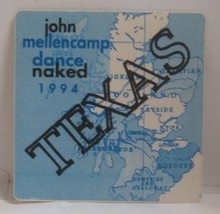 JOHN MELLENCAMP - VINTAGE ORIGINAL CONCERT TOUR CLOTH BACKSTAGE PASS *LA... - $186.40 MXN