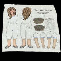 San Joaquin Valley Girl Cloth Doll Pattern 1993 Doll Club - £11.76 GBP