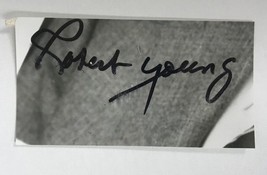 Robert Young (d. 1998) Signed Autographed 2x3 Signature Cut - £19.77 GBP