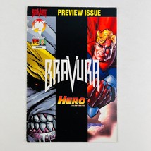 Comic Book - Bravura Hero Illustrated (1994) Preview 1/2 Malibu - £7.71 GBP