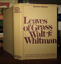 Whitman, Walt Leaves Of Grass Modern Library Edition - £48.16 GBP