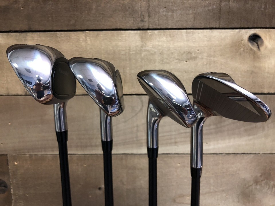 DEMO Mens Powerbilt Golf EX-550 Hybrid Irons #8-SW A Flex Rescue Clubs 830-7CRK Item image 3