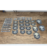 Vintage Lot of 35+ USAF Sergeant Parachute US Air Force Uniform Patches ... - $19.79