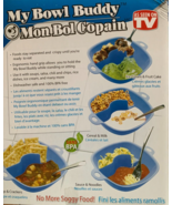 My Bowl Buddy - The Always Crisp Food Bowl - Blue - $93.13 MXN