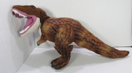 Wild Republic Dinosaur T-Rex Plush Dinosaur Stuffed Animal Rubber Teeth 17&quot; - $16.83