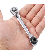 1/4 Inch Mini Double Headed Ratchet Wrench 72 Tooth Drive Socket and Scr... - $17.64