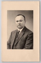 RPPC Germany Middle Aged Man Karl Golze Portrait Postcard F23 - £6.34 GBP