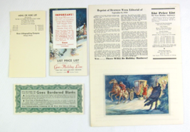 Goes Lithography Company Chicago Advertising Samples &amp; Price List Bookle... - £15.71 GBP