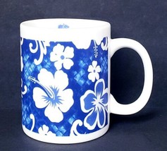 Blue Hibiscus 8 oz. Coffee Tea Mug - £11.48 GBP