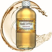 MediCOPPER® Blood Booster True Colloidal Copper CuNP Nutrient: 500 mL in Glass - £22.05 GBP