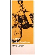1973 Harley-Davidson ORIGINAL Z-90 Brochure NOS AMF Motorcycles - £12.98 GBP