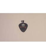 Metallica Stainless Steel Black Guitar Pick Necklace Pendant  - $19.10 CAD