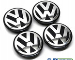 Volkswagen 2 5/8&quot; Button Center Caps for Various VW Aluminum Wheels NEW ... - £75.91 GBP