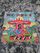 Vintage Walt Disney&#39;s Mary Poppins Disneyland Records 12&quot; 33 RPM LP DQ-1256 1964 - £10.95 GBP