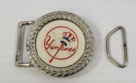 c6) Vintage Lee N.Y.C New York Yankees 1980 Major League Baseball Belt B... - $9.89