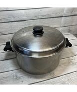 Saladmaster Stockpot 6.5 Qt Dutch Oven Multi-Ply Stainless Waterless Fry... - $246.51