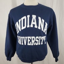 Indiana University Vintage Russell Athletic Sweatshirt Adult Small Blue ... - £19.30 GBP