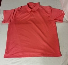 Nike Golf DRI-FIT Peach Coral Short Sleeve Hot Weather Summer Polo Shirt Xl - £17.61 GBP