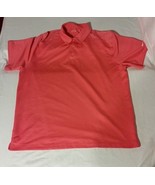 NIKE GOLF DRI-FIT PEACH CORAL SHORT SLEEVE HOT WEATHER SUMMER POLO SHIRT XL - €16,67 EUR
