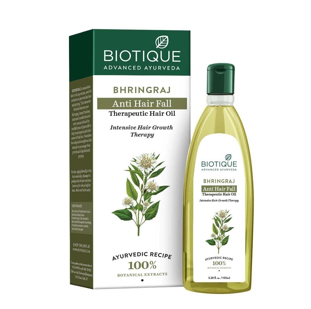 Primary image for Biotique Bio Bhringraj Therapeutic Hair Oil for Falling Hair Intensive Hair Re