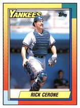 1990 Topps Traded Rick
  Cerone   New York Yankees Baseball Card
  VFBMD - £1.44 GBP
