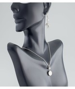 Tiffany &amp; Co. Sterling Silver Nature Rose Pendant and Earring Set Nice - $799.98