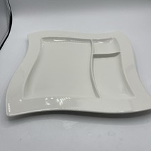 Villeroy &amp; Boch New Wave Grill 3 Divided Serving Plate 13.25” New - £23.17 GBP