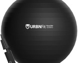 URBNFit Exercise Ball - Yoga Ball w/Pump Black 18 in - £13.92 GBP